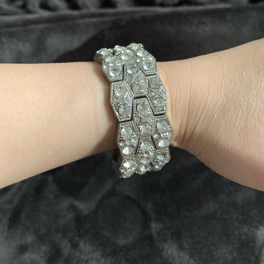 Bling shiny expandable bracelet